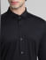 Black Slim Fit Formal Shirt_410334+5