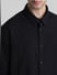 Black Textured Full Sleeves Shirt_410337+5