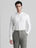 White Knitted Full Sleeves Shirt_410344+2