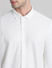 White Knitted Full Sleeves Shirt_410344+5