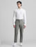 White Knitted Full Sleeves Shirt_410344+6