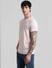 Light Pink Crew Neck T-shirt_410352+3