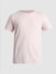 Light Pink Crew Neck T-shirt_410352+7