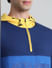 Blue Colourblocked Hooded Sweatshirt_410356+5