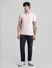 Pink Floral Collared Polo T-shirt_410363+6