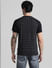 Black Logo Check Print T-shirt_410378+4