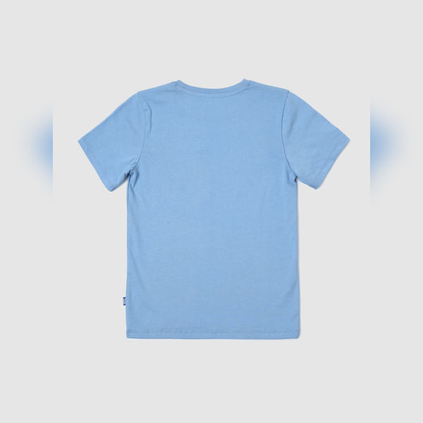 BESTSELLER CLOTHING Boys Blue Graphic Print Crew Neck T-shirt