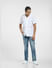 White Check Short Sleeves Shirt_407038+6