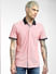 Pink Half Sleeves Shirt_393719+2
