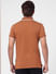 Brown Knit Polo Neck T-shirt_393720+4