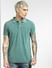 Green Polo Neck T-shirt_393722+2