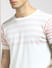 White Striped Knit Crew Neck T-shirt_393731+5