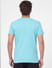 Blue Graphic Print Crew Neck T-shirt_393740+4