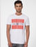 White Graphic Print Crew Neck T-shirt_393745+2