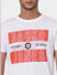 White Graphic Print Crew Neck T-shirt_393745+6