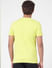 Lime Green Logo Print Crew Neck T-shirt_393748+4