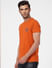Orange Crew Neck T-shirt_393767+3