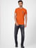 Orange Crew Neck T-shirt_393767+6