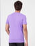 Purple Graphic Print Crew Neck T-shirt_393776+4