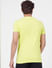 Lime Green Graphic Print Crew Neck T-shirt_393779+4