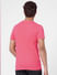 Pink Graphic Print Crew Neck T-shirt_393787+4