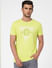 Lime Green Green Graphic Print T-shirt