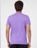 Purple Graphic Print Crew Neck T-shirt_393795+4