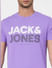 Purple Graphic Print Crew Neck T-shirt_393795+5