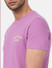 Purple Crew Neck T-shirt