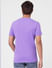 Purple Crew Neck T-shirt_393809+4