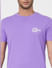 Purple Crew Neck T-shirt_393809+6