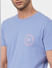 Blue Crew Neck T-shirt_393826+5