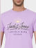 Purple Graphic Print Crew Neck T-shirt_393835+5