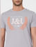 Grey Graphic Print Crew Neck T-shirt_393842+6