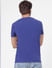 Blue Graphic Print Crew Neck T-shirt_393845+4