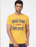 Yellow Graphic Print Crew Neck T-shirt_393858+2