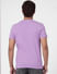 Purple Graphic Print Crew Neck T-shirt_393862+4