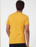 Yellow Graphic Print Crew Neck T-shirt_393876+4