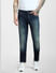 Blue Low Rise Washed Skinny Jeans_393883+2