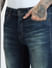 Blue Low Rise Washed Skinny Jeans_393883+5