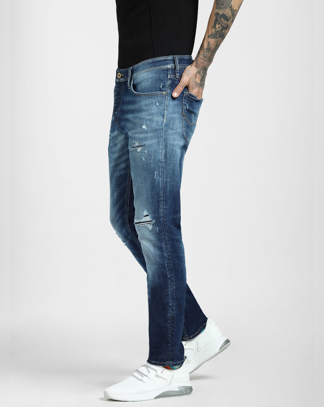 rag & bone/JEAN High Rise Skinny Jeans in Bull Pink