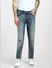 Blue Low Rise Liam Skinny Jeans_393885+2