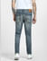 Blue Low Rise Liam Skinny Jeans_393885+4