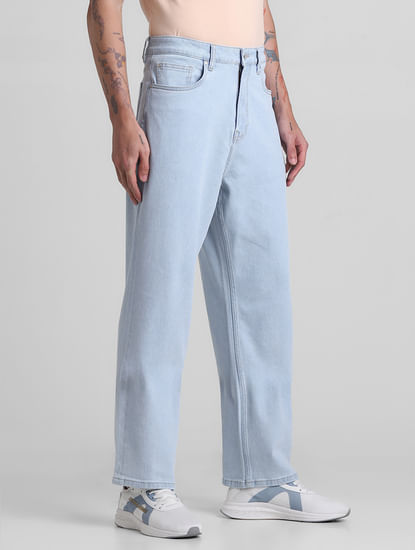 Light Blue High Rise Dario Loose Fit Jeans