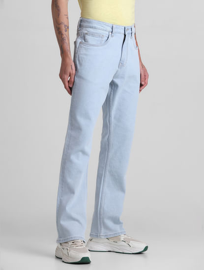 Blue High Rise Ray Bootcut Fit Jeans