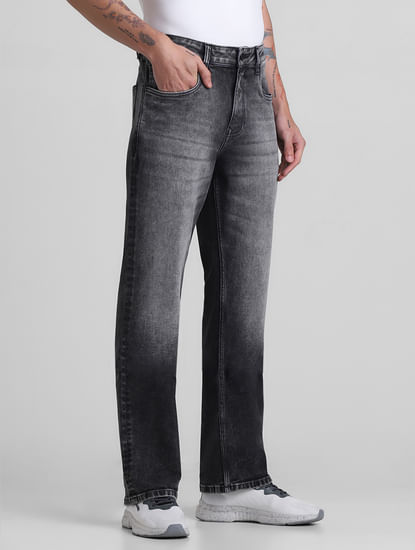 Grey High Rise Ray Bootcut Fit Jeans