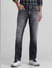 Grey Mid Rise Washed Clark Regular Fit Jeans_413851+1