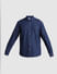 Dark Blue Cotton Denim Shirt_413857+6