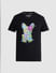Black Metadog Print Cotton T-shirt_413875+7