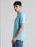 Blue Cotton Polo T-shirt_413876+3